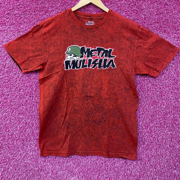 Metal Mulisha Helmet Logo T-Shirt Medium - Picture 1 of 4